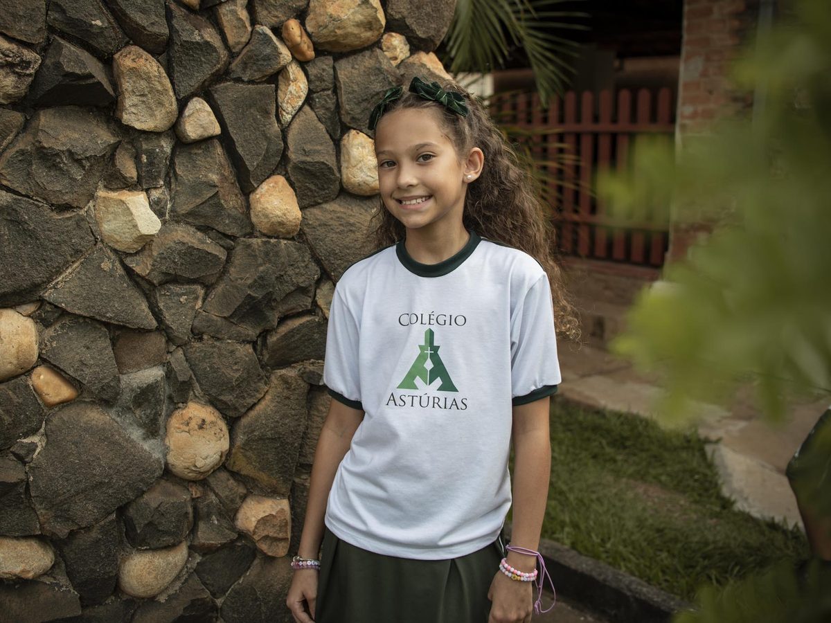 Aluna do Colégio Astúrias